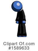 Blue Design Mascot Clipart #1589633 by Leo Blanchette