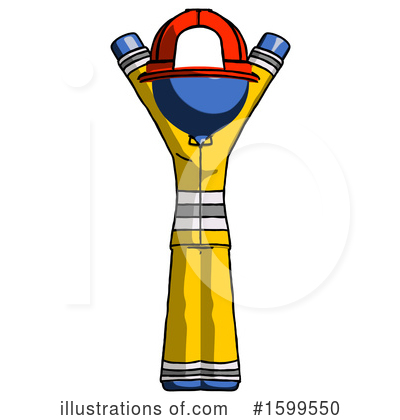Royalty-Free (RF) Blue Design Mascot Clipart Illustration by Leo Blanchette - Stock Sample #1599550