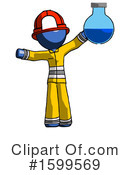 Blue Design Mascot Clipart #1599569 by Leo Blanchette