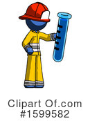 Blue Design Mascot Clipart #1599582 by Leo Blanchette