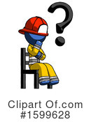 Blue Design Mascot Clipart #1599628 by Leo Blanchette