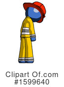 Blue Design Mascot Clipart #1599640 by Leo Blanchette