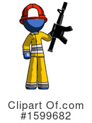 Blue Design Mascot Clipart #1599682 by Leo Blanchette