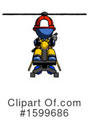 Blue Design Mascot Clipart #1599686 by Leo Blanchette
