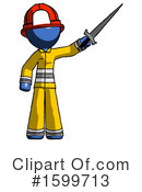 Blue Design Mascot Clipart #1599713 by Leo Blanchette