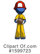Blue Design Mascot Clipart #1599723 by Leo Blanchette