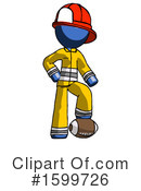 Blue Design Mascot Clipart #1599726 by Leo Blanchette