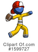 Blue Design Mascot Clipart #1599727 by Leo Blanchette