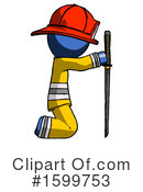 Blue Design Mascot Clipart #1599753 by Leo Blanchette