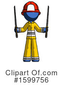 Blue Design Mascot Clipart #1599756 by Leo Blanchette