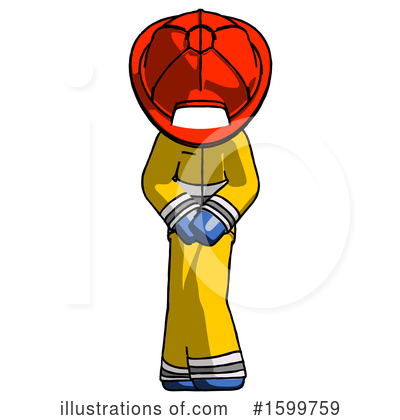 Royalty-Free (RF) Blue Design Mascot Clipart Illustration by Leo Blanchette - Stock Sample #1599759