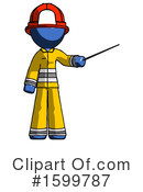 Blue Design Mascot Clipart #1599787 by Leo Blanchette