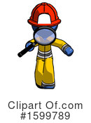 Blue Design Mascot Clipart #1599789 by Leo Blanchette