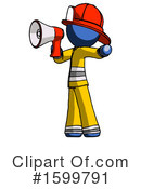 Blue Design Mascot Clipart #1599791 by Leo Blanchette