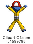 Blue Design Mascot Clipart #1599795 by Leo Blanchette