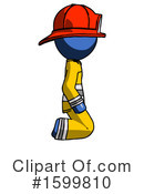 Blue Design Mascot Clipart #1599810 by Leo Blanchette