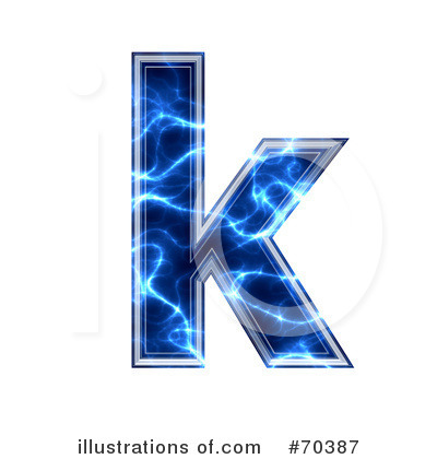 Royalty-Free (RF) Blue Electric Symbol Clipart Illustration by chrisroll - Stock Sample #70387