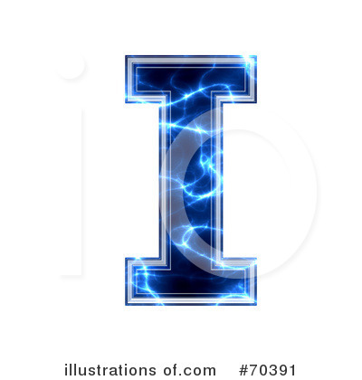 Royalty-Free (RF) Blue Electric Symbol Clipart Illustration by chrisroll - Stock Sample #70391