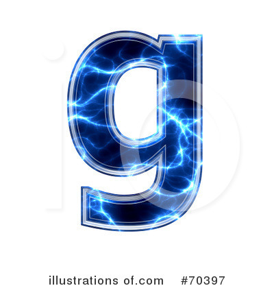 Royalty-Free (RF) Blue Electric Symbol Clipart Illustration by chrisroll - Stock Sample #70397