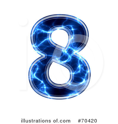 Royalty-Free (RF) Blue Electric Symbol Clipart Illustration by chrisroll - Stock Sample #70420