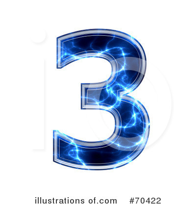 Royalty-Free (RF) Blue Electric Symbol Clipart Illustration by chrisroll - Stock Sample #70422