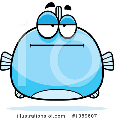 Royalty-Free (RF) Blue Fish Clipart Illustration by Cory Thoman - Stock Sample #1089607