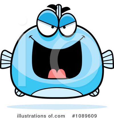 Blue Fish Clipart #1089609 by Cory Thoman