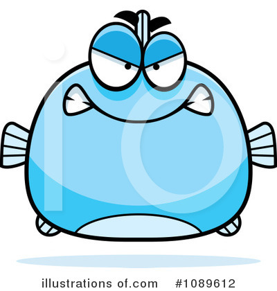 Royalty-Free (RF) Blue Fish Clipart Illustration by Cory Thoman - Stock Sample #1089612