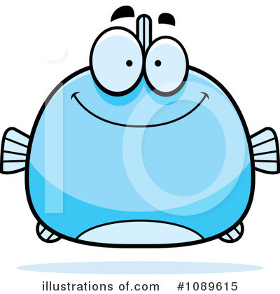 Royalty-Free (RF) Blue Fish Clipart Illustration by Cory Thoman - Stock Sample #1089615