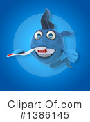 Blue Fish Clipart #1386145 by Julos
