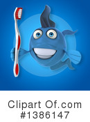 Blue Fish Clipart #1386147 by Julos