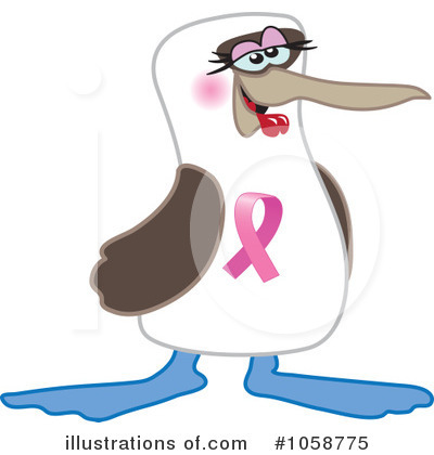 Blue Footed Boobie Clipart #1058775 by Mascot Junction