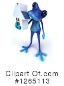 Blue Frog Clipart #1265113 by Julos