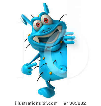 Blue Germ Clipart #1305282 by Julos