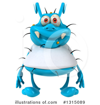 Blue Germ Clipart #1315089 by Julos