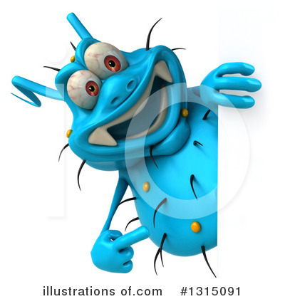 Blue Germ Clipart #1315091 by Julos