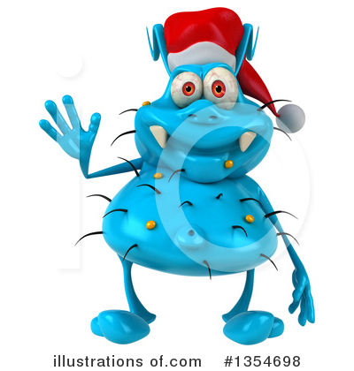 Blue Germ Clipart #1354698 by Julos