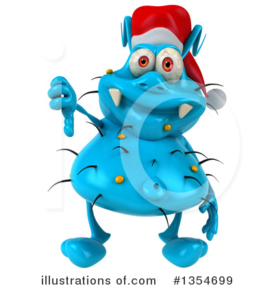 Blue Germ Clipart #1354699 by Julos