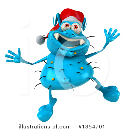 Blue Germ Clipart #1354701 by Julos