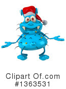 Blue Germ Clipart #1363531 by Julos