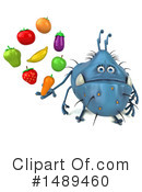 Blue Germ Clipart #1489460 by Julos