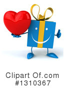 Blue Gift Clipart #1310367 by Julos