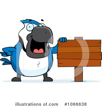 Royalty-Free (RF) Blue Jay Clipart Illustration by Cory Thoman - Stock Sample #1066638