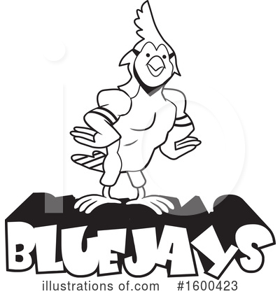 Royalty-Free (RF) Blue Jay Clipart Illustration by Johnny Sajem - Stock Sample #1600423