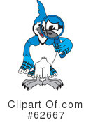 Blue Jay Mascot Clipart #62667 by Toons4Biz