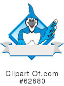 Blue Jay Mascot Clipart #62680 by Toons4Biz