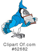 Blue Jay Mascot Clipart #62682 by Toons4Biz
