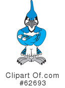 Blue Jay Mascot Clipart #62693 by Mascot Junction
