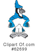 Blue Jay Mascot Clipart #62699 by Toons4Biz
