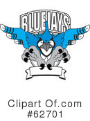 Blue Jay Mascot Clipart #62701 by Toons4Biz